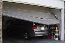 I accidentally backed into my garage door! What do I do now?