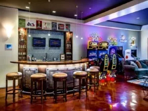 Garage converted in a bar