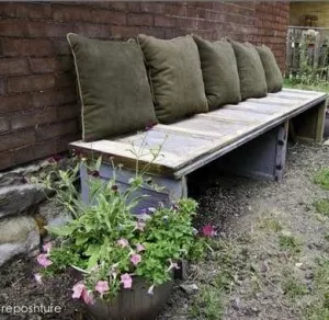 Original project with an old garage door