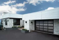 Contemporary garage door styles